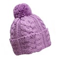 Violet woolen hat Royalty Free Stock Photo