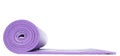 Violet Yoga mat in White background