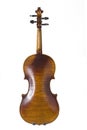 Violin Back Royalty Free Stock Photo