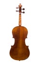 Violin Back View Royalty Free Stock Photo