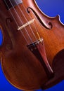 Violin Body Closeup Isolated Bk