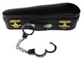 Violin case in handcuffs Royalty Free Stock Photo