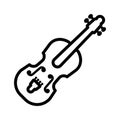 Violin, cello icon Royalty Free Stock Photo