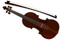 Violin clipart Royalty Free Stock Photo