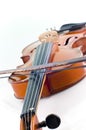 Violin details Royalty Free Stock Photo