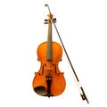 Violin with fiddlestick Royalty Free Stock Photo