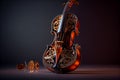 violin-guitar, strings concept.generative ai Royalty Free Stock Photo