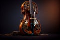 violin-guitar, strings concept.generative ai Royalty Free Stock Photo