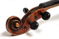 Violin head Royalty Free Stock Photo