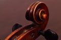 Violin head Royalty Free Stock Photo