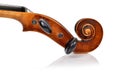 Violin head Royalty Free Stock Photo