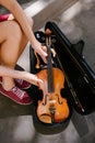 Violin instrument classical music performance Royalty Free Stock Photo