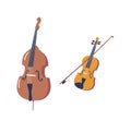 Violin Instrument With A High, Bright Sound, Played With A Bow. Used In Classical, Jazz, And Folk Music