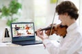 Violin lesson online. Music remote tuition