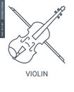 Violine outline icon Royalty Free Stock Photo