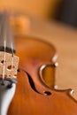 Violin Macro Royalty Free Stock Photo