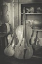 Violin maker Royalty Free Stock Photo