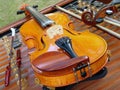 Violin music instrument Royalty Free Stock Photo