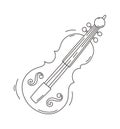 Violin Musical Instrument Linear