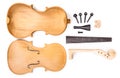 Violin parts Royalty Free Stock Photo