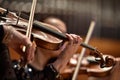 Philharmonic orchestra performance Royalty Free Stock Photo