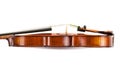 Violin from the side Royalty Free Stock Photo
