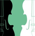 Violin silhouette