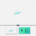 Violin simple minimalist and feminine line art logo