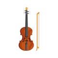 Violin string music instrument vector