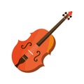 Violin string musical instrument isolated icon