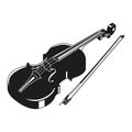 Violin silhouette