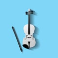 Violin vector symbol Royalty Free Stock Photo