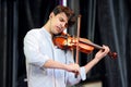 Violinist of Clean Bandit (British electronic group) at Primavera Pop Festival