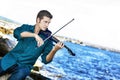 Violinist Royalty Free Stock Photo