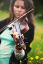 Violinist Royalty Free Stock Photo