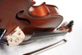 Violins. soft focus Royalty Free Stock Photo