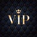 VIP abstract quilted background.