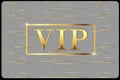 Premium VIP card. White and gold luxury vip business card design template. Royalty Free Stock Photo