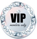 VIP card. Silver background. Premium quality. crown Royalty Free Stock Photo