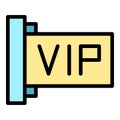 Vip customer icon vector flat Royalty Free Stock Photo