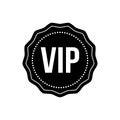 Vip icon vector. Very important person illustration sign. club symbol or logo.