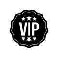 Vip icon vector. Very important person illustration sign. club symbol or logo.