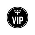 Vip icon vector. Very important person illustration sign. club symbol or logo.