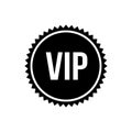 Vip icon vector. Very important person illustration sign. club symbol or logo.