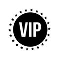 Vip icon vector. Very important person illustration sign. club symbol or logo.