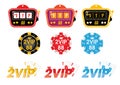 creative Casino gambling logo design pack