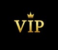 Vip. Vip logo. Gold crown for premium. Premium club. Gold badge. icon for privilege, casino, membership and exclusive. Luxury card