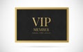 Vip member card vector design illustration