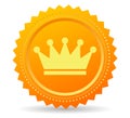 Vip member gold premium icon Royalty Free Stock Photo