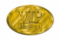 VIP Member Gold Seal Royalty Free Stock Photo